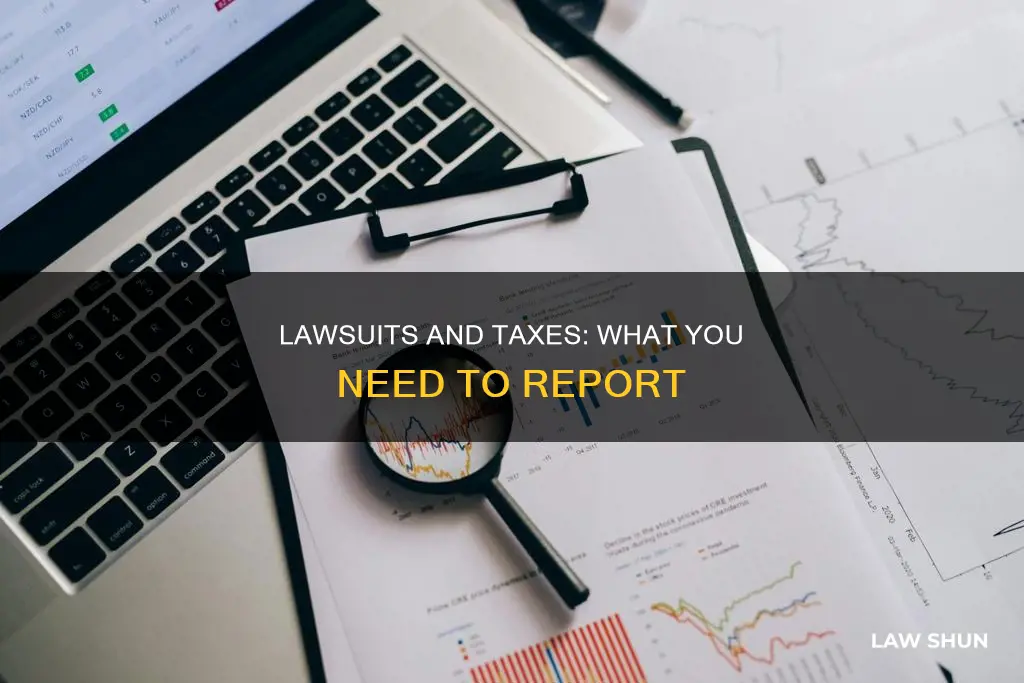 do you have to report law suite on taxes