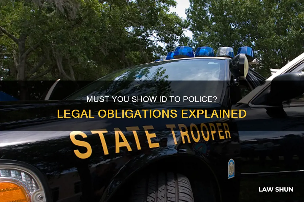 do you have to show id to police by law