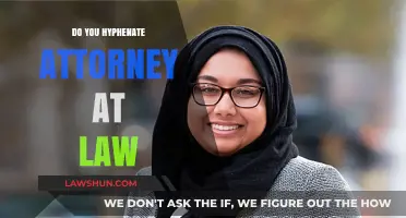 Legal Clarity: The Hyphenation Debate in 'Attorney at Law