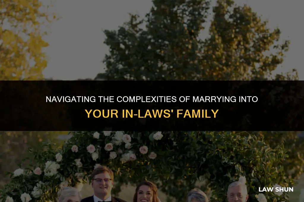 do you marry your in laws