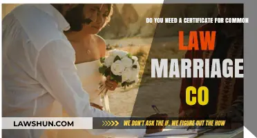Common-Law Marriage in Colorado: Certificate Requirements