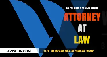 Should You Use a Comma Before 'Attorney at Law'? A Grammar Guide