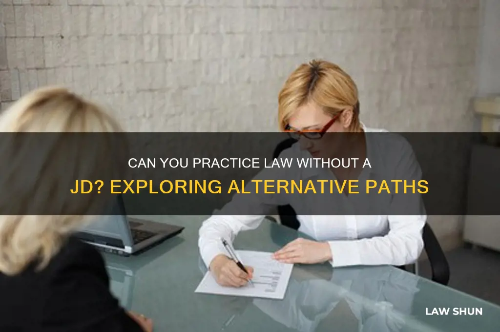 do you need a jd to pratice law