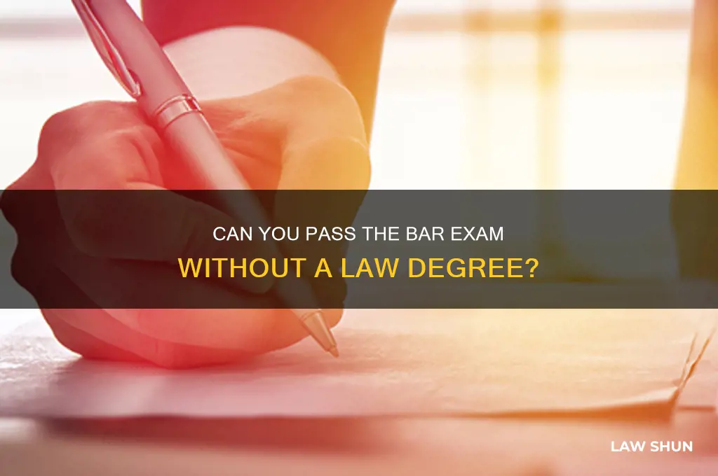 do you need a law drgree to take yhr bar