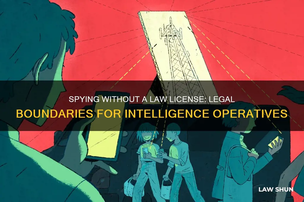 do you need a law license to be a spy