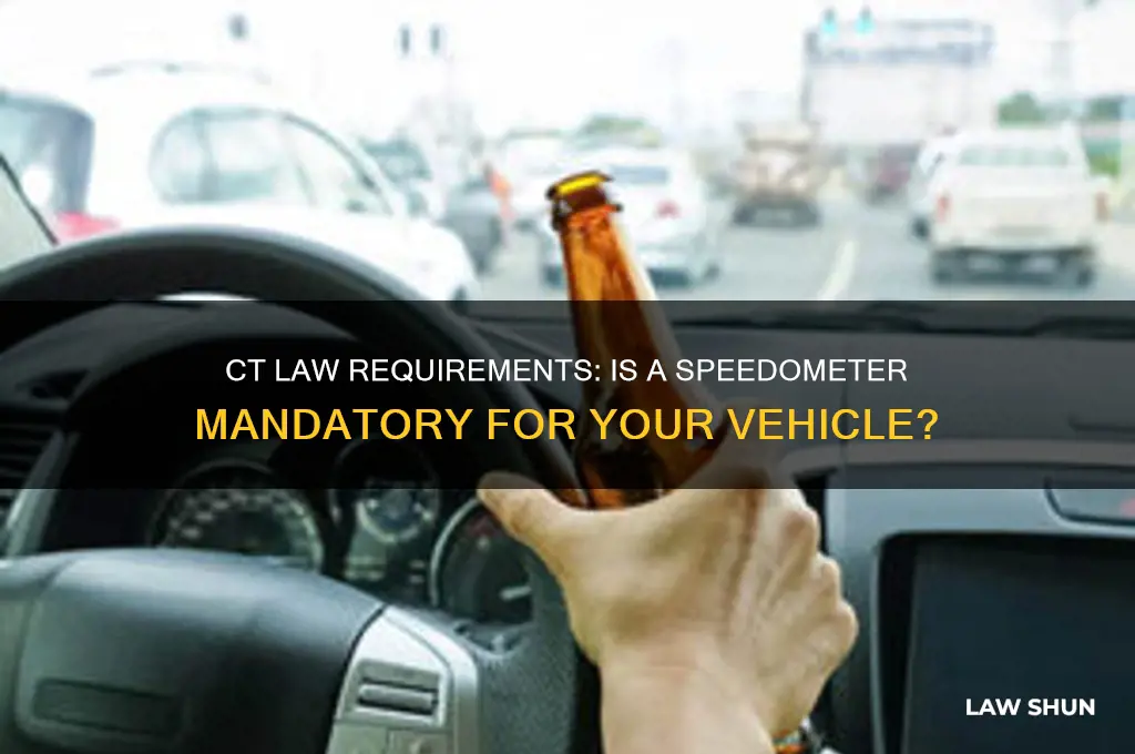 do you need a speedomter in ct law
