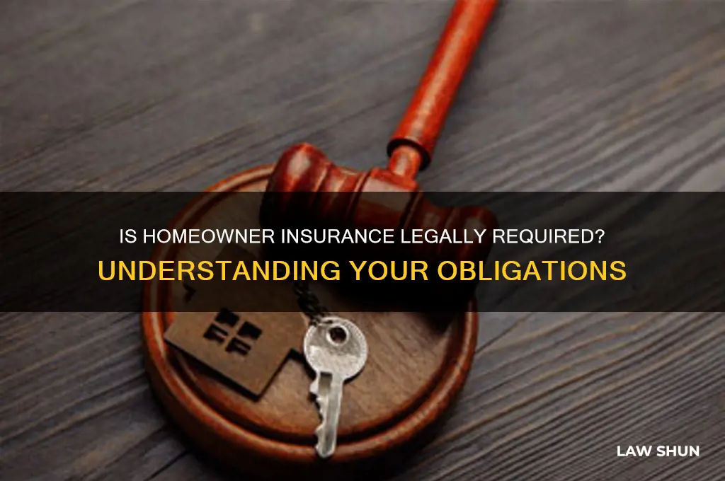 do you need home owner insurance by law