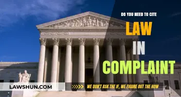 Citing Law in Complaints: Essential or Optional? Legal Insights