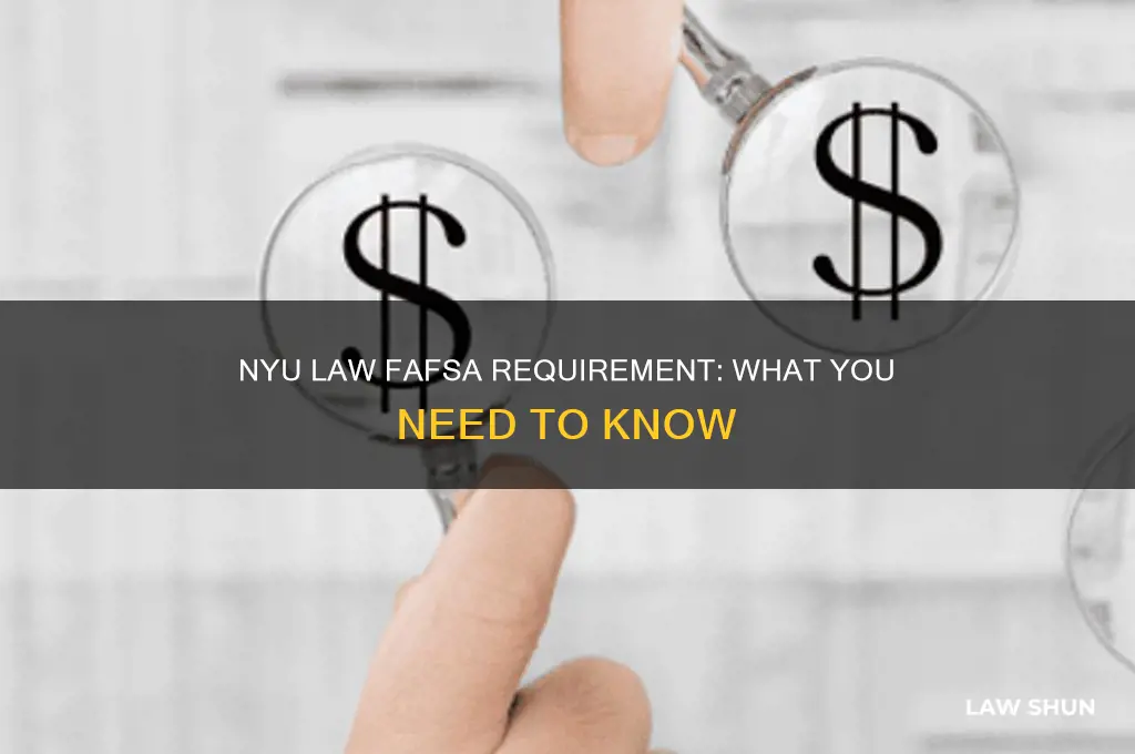 do you need to submit fafsa to nyu law