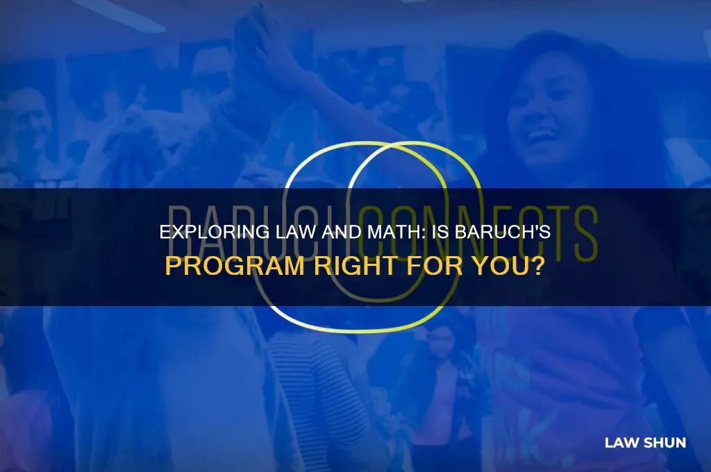 do you need to take law at baruch for math