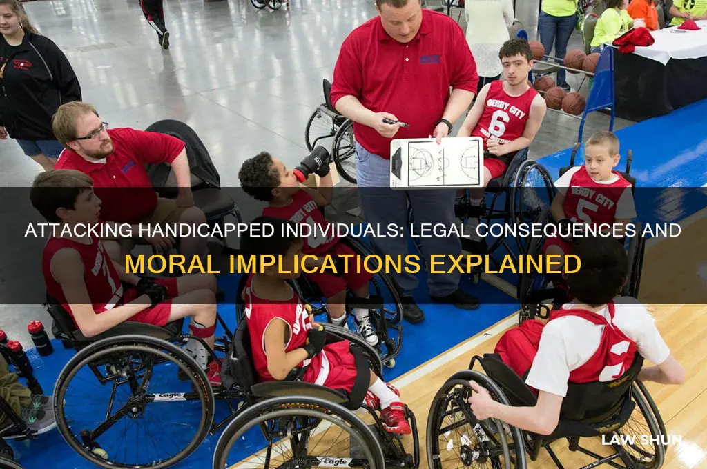 do you understand the law when you attack handicapped people