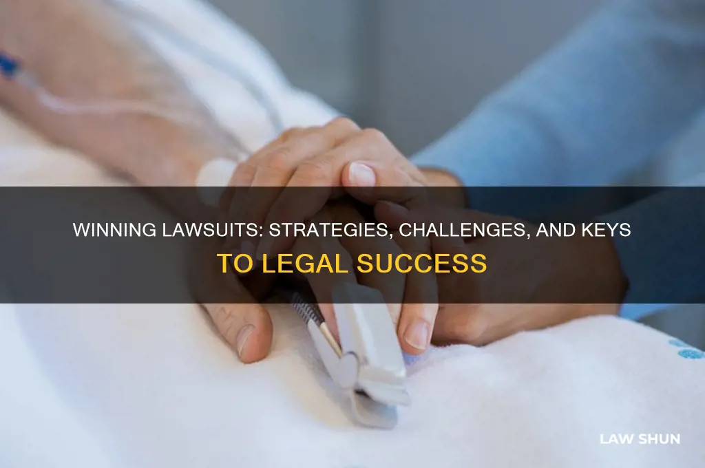 do you win law suits