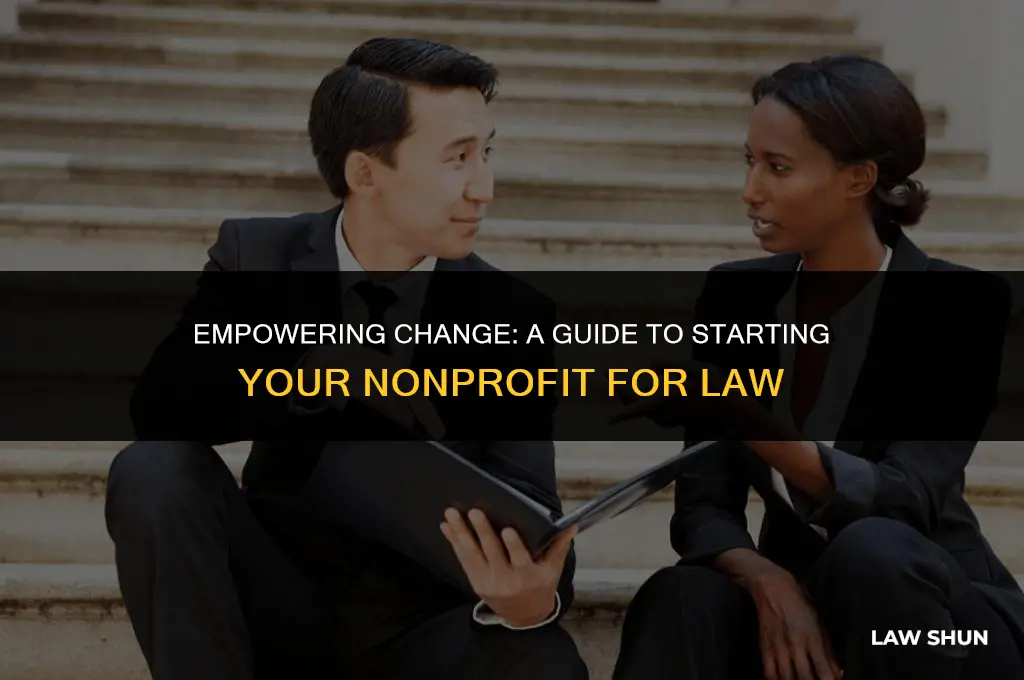 do your own nonprofit for law