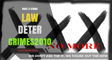 Examining the Impact of Three-Strike Laws on Crime Deterrence