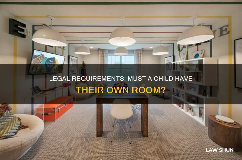 does a child need their own room by law