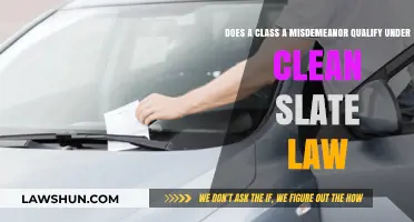 Clean Slate Law: Does a Class A Misdemeanor Qualify for Expungement?