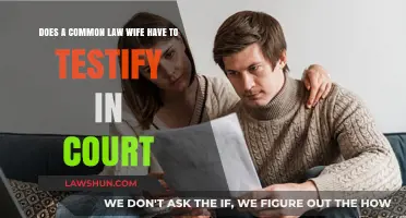 Common-Law Wives: Testifying in Court?