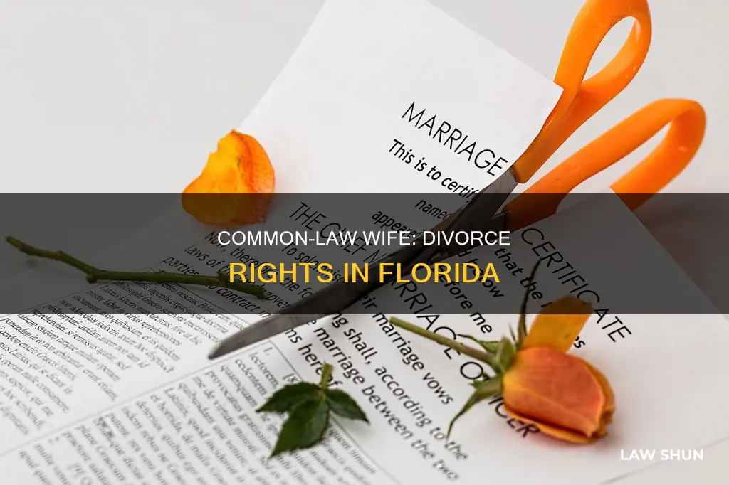 does a common law wife need to divorce florida