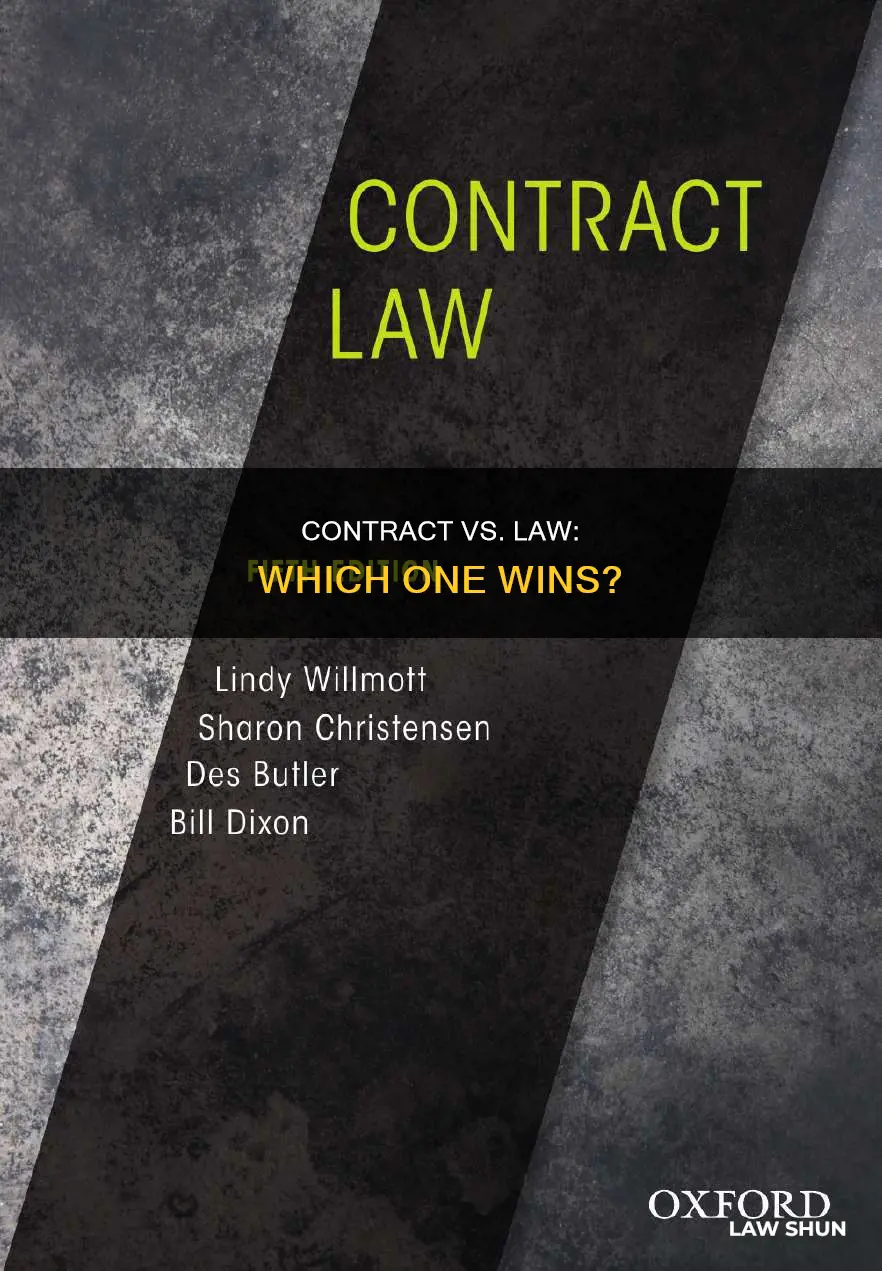 does a contract supercede law
