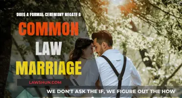 Common Law Marriage: Does Formality Matter?