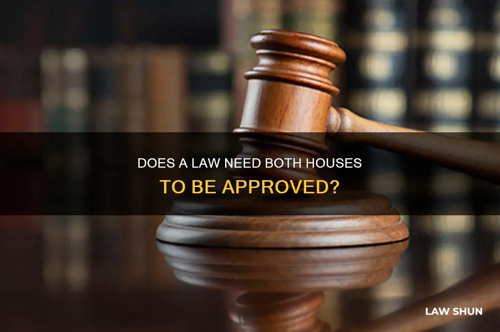 does a law need both houses to be approved