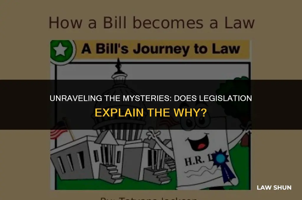 does a law tell us why