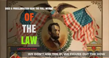 Proclamations vs. Law: Understanding Their Legal Authority and Impact
