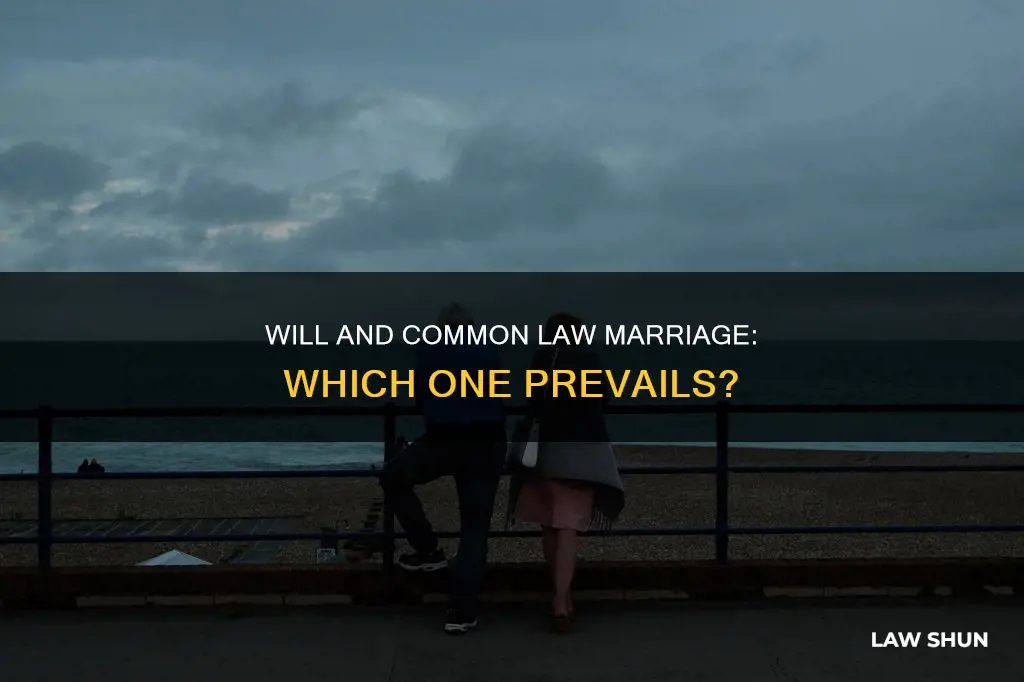 does a will override a common law marriage