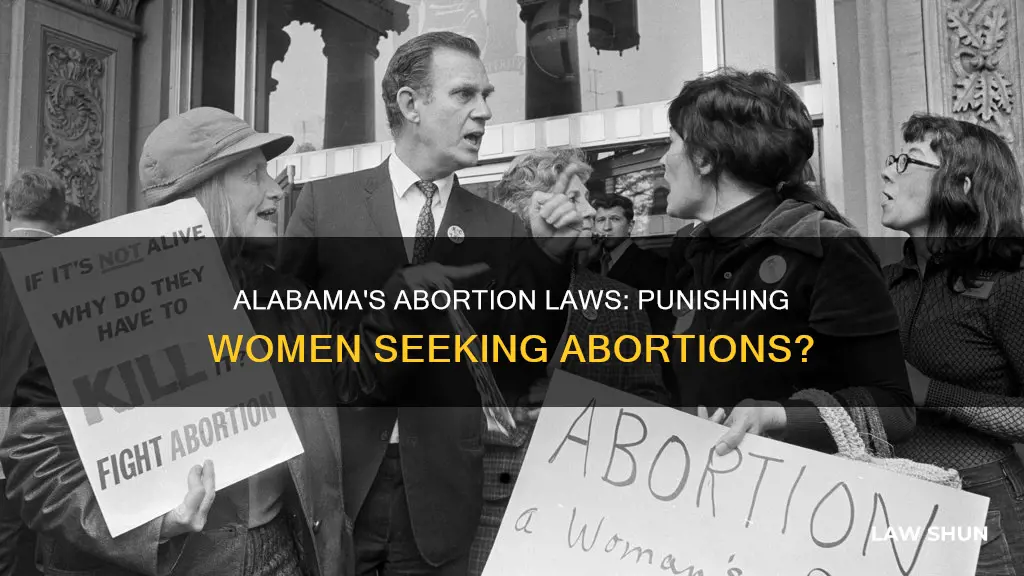 does alabam law punshish women who have abortion