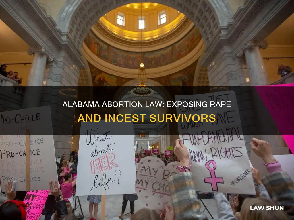 does alabama abortion law rape incest