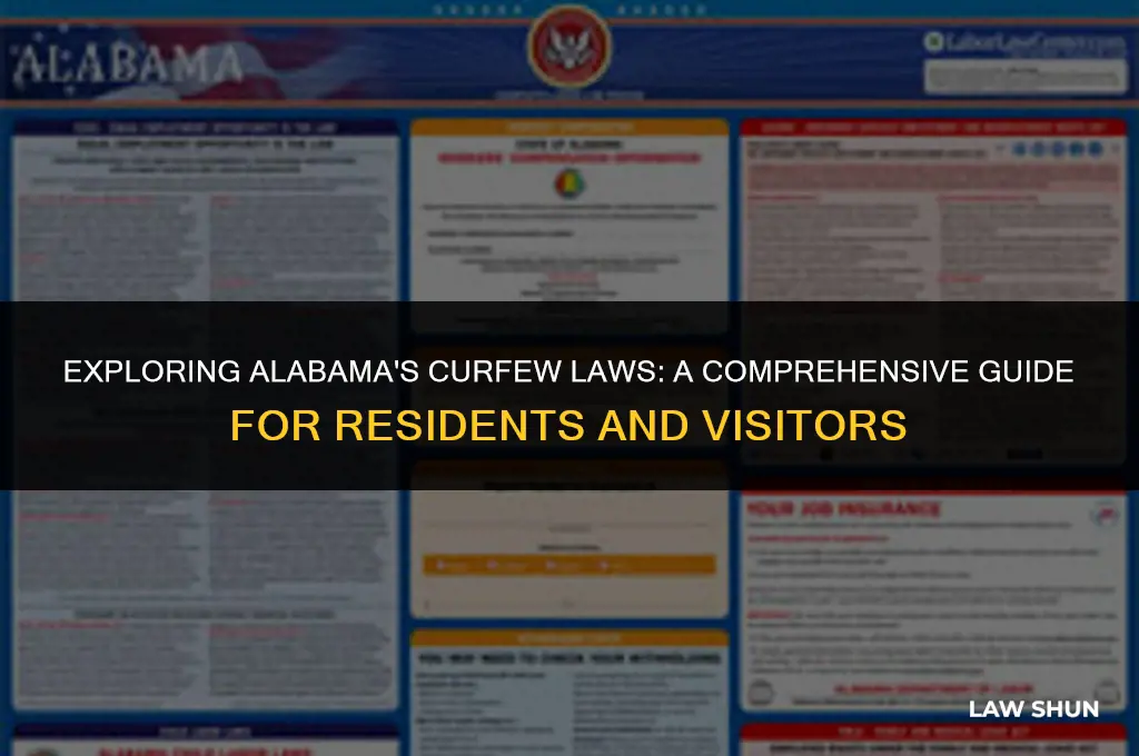 does alabama have a curfew law