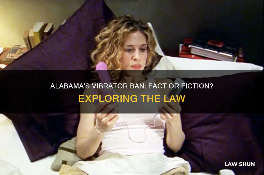 does alabama have a law banning the sale of vibrators