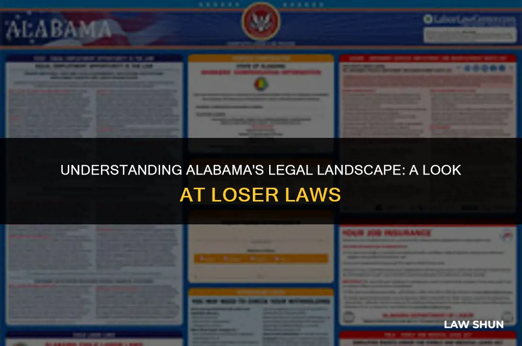 does alabama have a losers laws