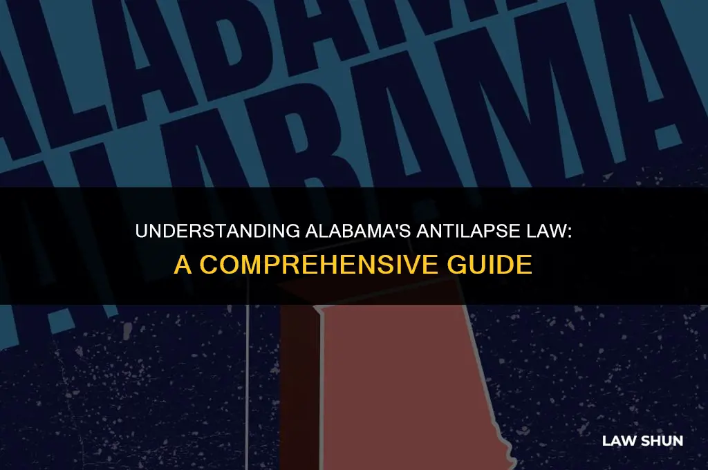 does alabama have an antilapse law