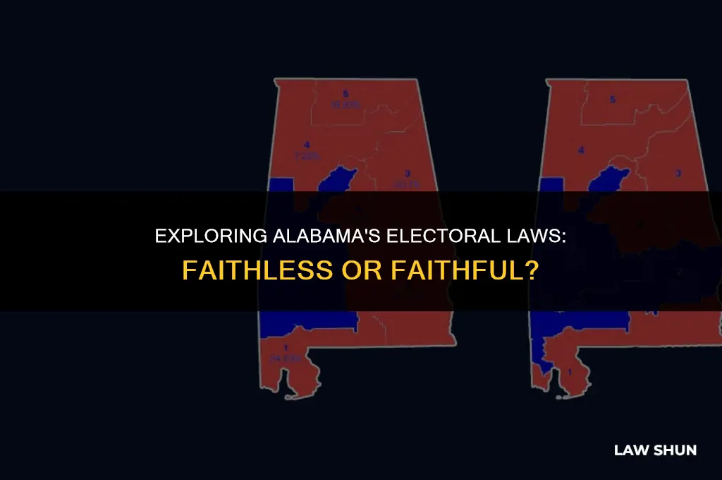 does alabama have faithless electoral laws