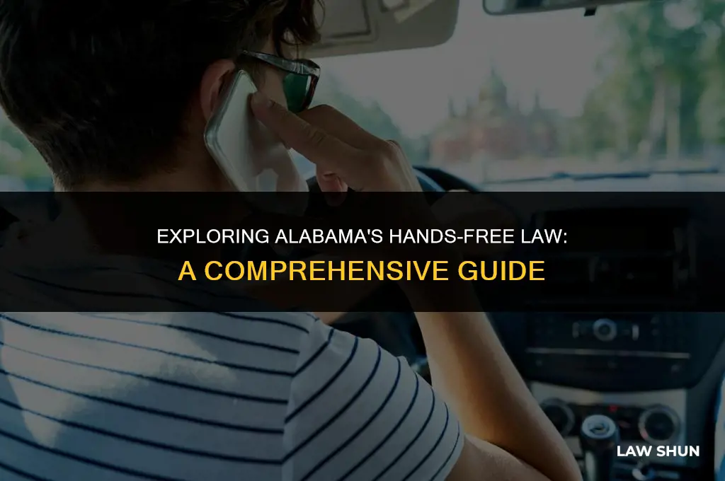 does alabama have hands free law