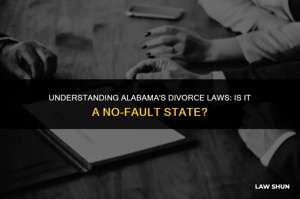 does alabama have no fault laws