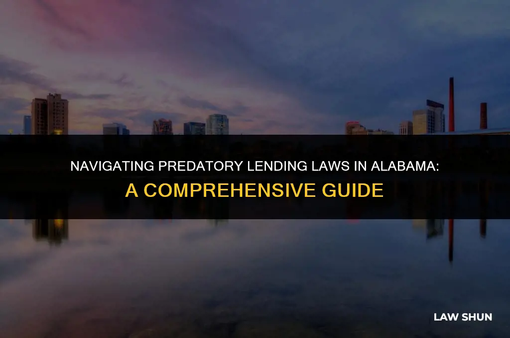 does alabama have predatory lending laws