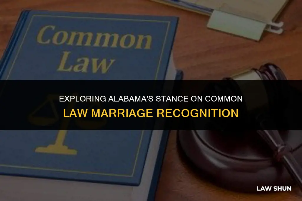 does alabama tevognize vommon law matriage