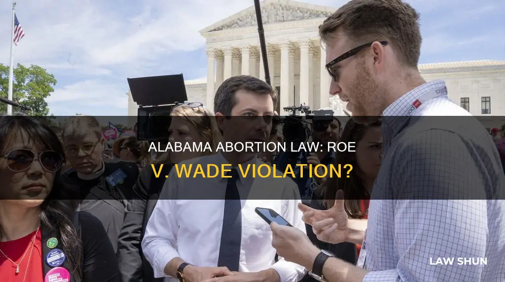 does alabamas abortion law violate roe v wade