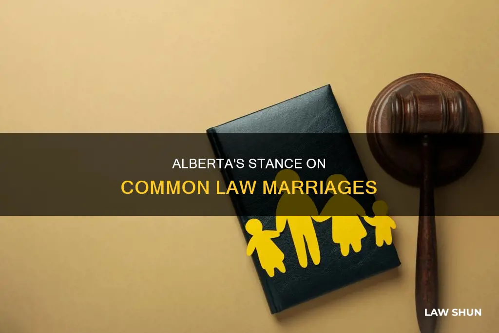 does alberta canada support or recognize common law marriages