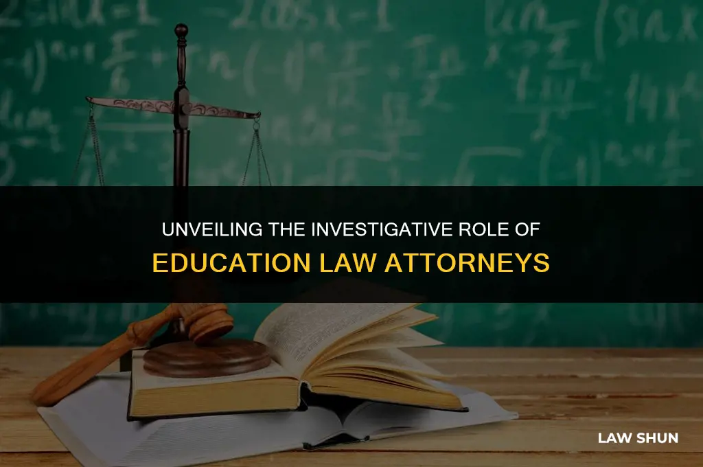 does an education law attorney investigate