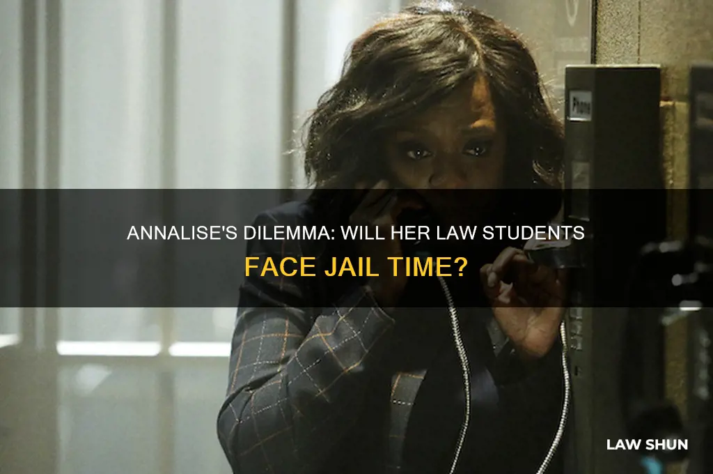 does annalise let the law students go jail