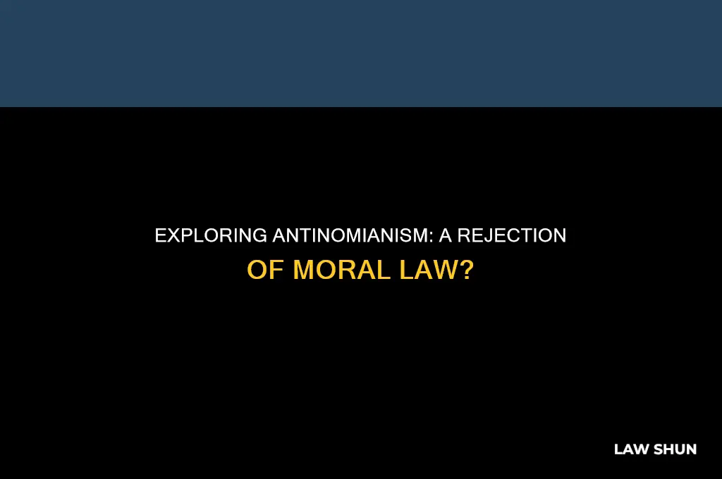 does antinomianism reject the moral law