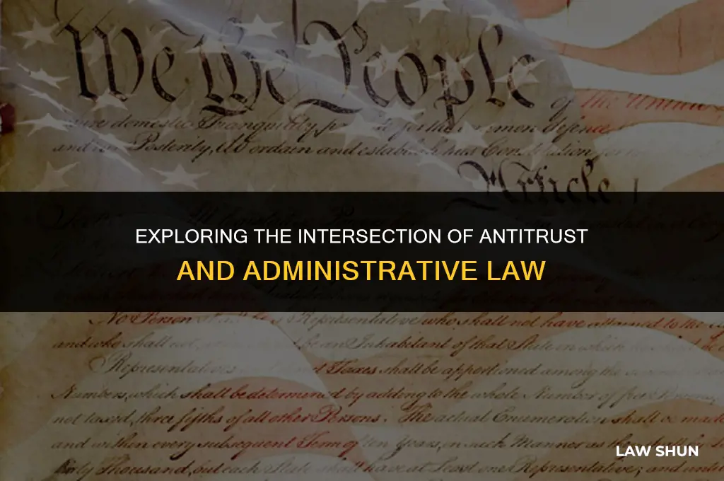does antitrust law involve administrative law