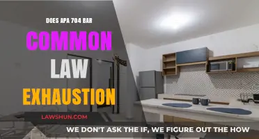 APA 704: Barring Common Law Exhaustion in Eight States