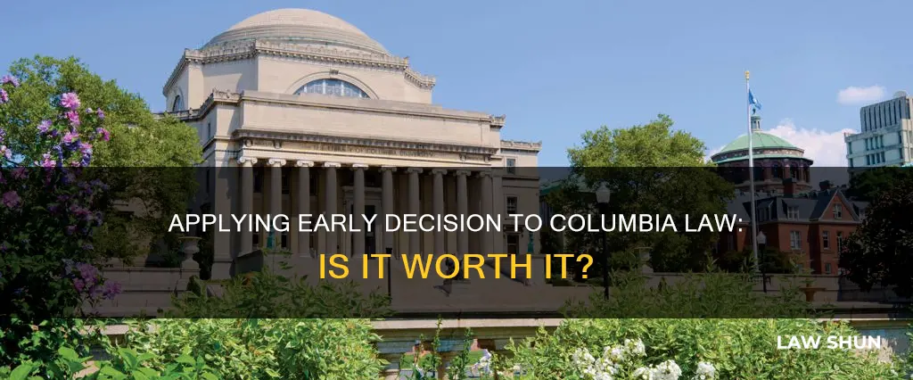 does applying ed to columbia law