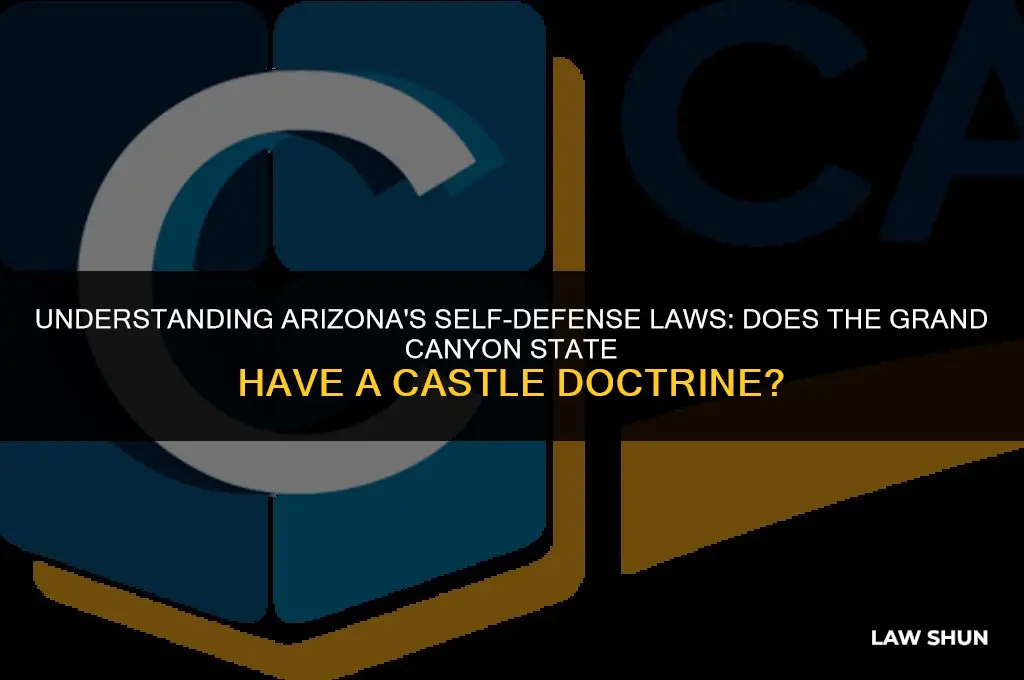 does arizona have a castle law