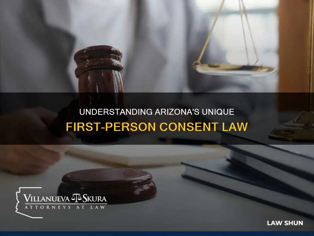 does arizona have a first person consent law