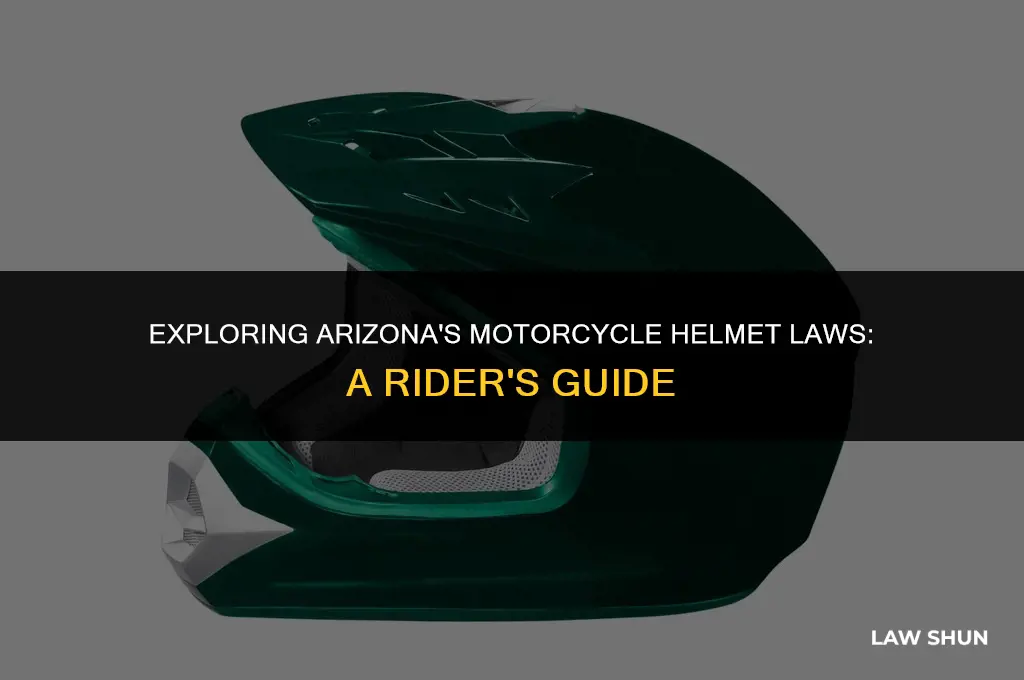 does arizona have a helmet law